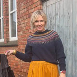 Fairisle Yoke Jumper in Cosmos