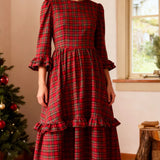Red Tartan Felicity Dress