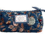 Izzy No Waste Make-Up Bag in Midnight Blue by 46 Stitch