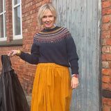 Fairisle Yoke Jumper in Cosmos