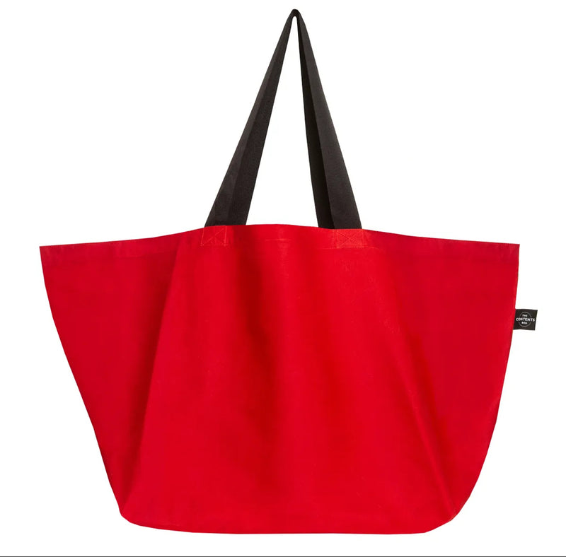 Scarlett Red Oversize Contents Bag by The Contents Bag