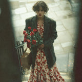 Libertas Red Rose Dress