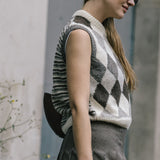 Undyed Vest Charcoal