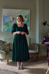 Lucinda Green Velvet Dress by Mary Benson