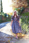 Lucinda Winter Floral Jacquard Dress by Mary Benson