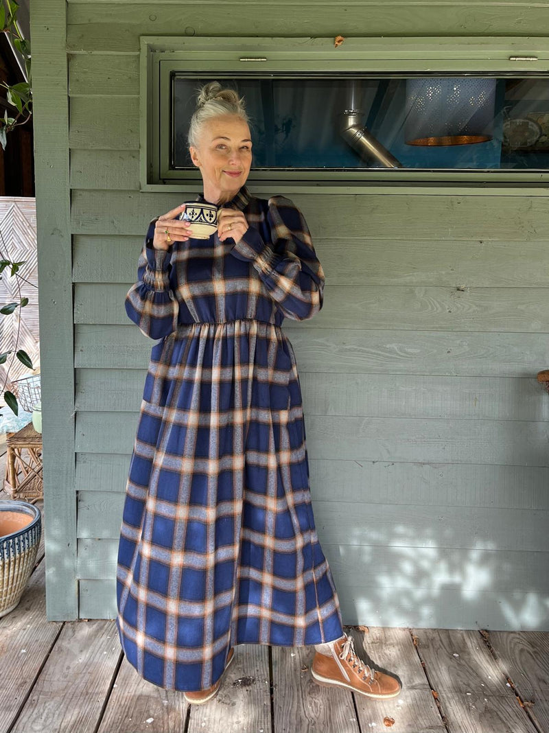 Plaid Matilda Dress by Minkie Studio