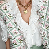 Dianne Cotton Woodblock Quilted Waistcoat