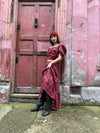 Red Stewart Tartan Rosa Skirt