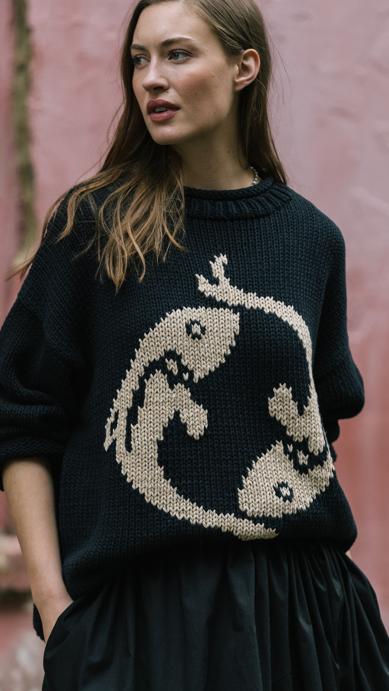 Lucky Fish Jumper by Slow Fashion