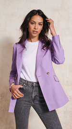 Double Breasted Blazer Lavender by Anna James