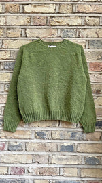 Ada Lambswool Sweater Green by Elwin