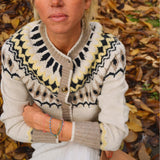 Fair Isle Yoke Cardigan