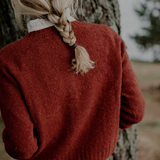 Ada Lambswool Sweater in Red Madder