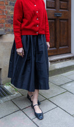 Tina Skirt in Black Silk by Elwin