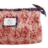 Dotty No Waste Jumbo Wash Bag in Rosewood by 46 Stitch
