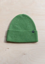 Cashmere & Merino Beanie In Green by TBCo.