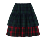 Beatie Mixed Tartan Mini Skirt