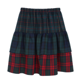 Beatie Mixed Tartan Mini Skirt