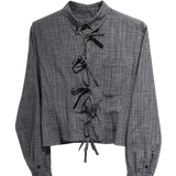 Black Check Darted Shirt