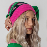Fairisle Beanie in Bubblegum