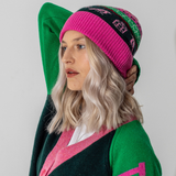 Fairisle Beanie in Bubblegum