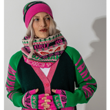 Fairisle Beanie in Bubblegum