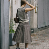 Undyed Vest Charcoal