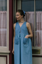 Recycled Denim Wenna Dress by Studio Remade