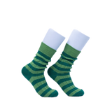 Peggy Cotton Stripe Sock - Forest / Menthe