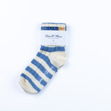 Peggy Cotton Stripe Sock - Wild Oat / China
