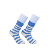 Peggy Cotton Stripe Sock - Wild Oat / China