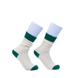 Thelma Cotton Sock - Forest / Wild Oat