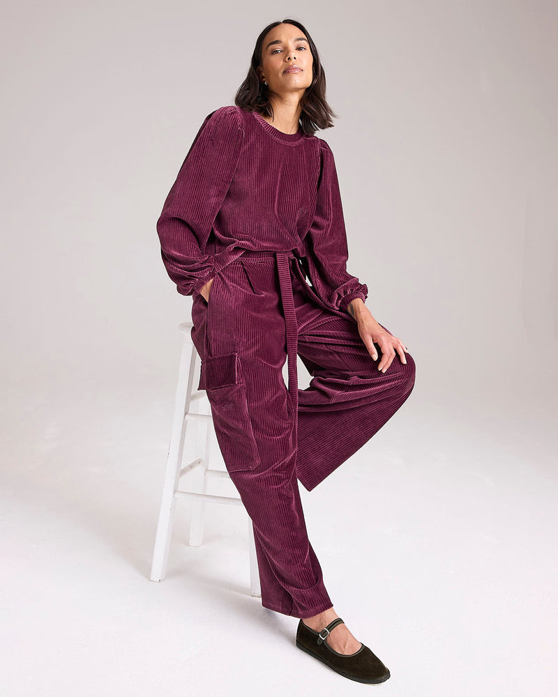 Marley Wide Leg Cargo Trouser by Cape Cove