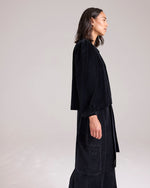 Marley Cord Sweatshirt in Black by Cape Cove