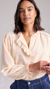 Cove Silk Blouse in Natural by Cape Cove