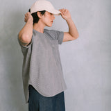 Sailor Smock Top in Navy and White Stripe