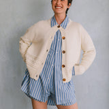West Cardigan in Royal Blue