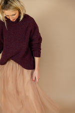 Craske Shetland Wool Jumper in Sugar Plum by Charl