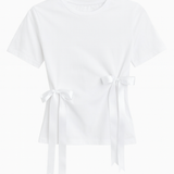 Blossom Bow T-shirt White