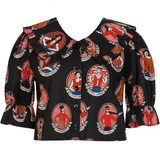 Luna Circus Print Blouse