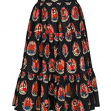 Romana Maxi Skirt in Circus Print