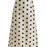 The Clio Wrap Skirt Reworked From Deadstock Silk Spot