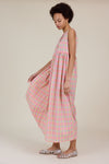 Sylvie Dress Sorbet Check by Clary and Peg