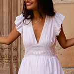 cotton maxi dress – alternate view