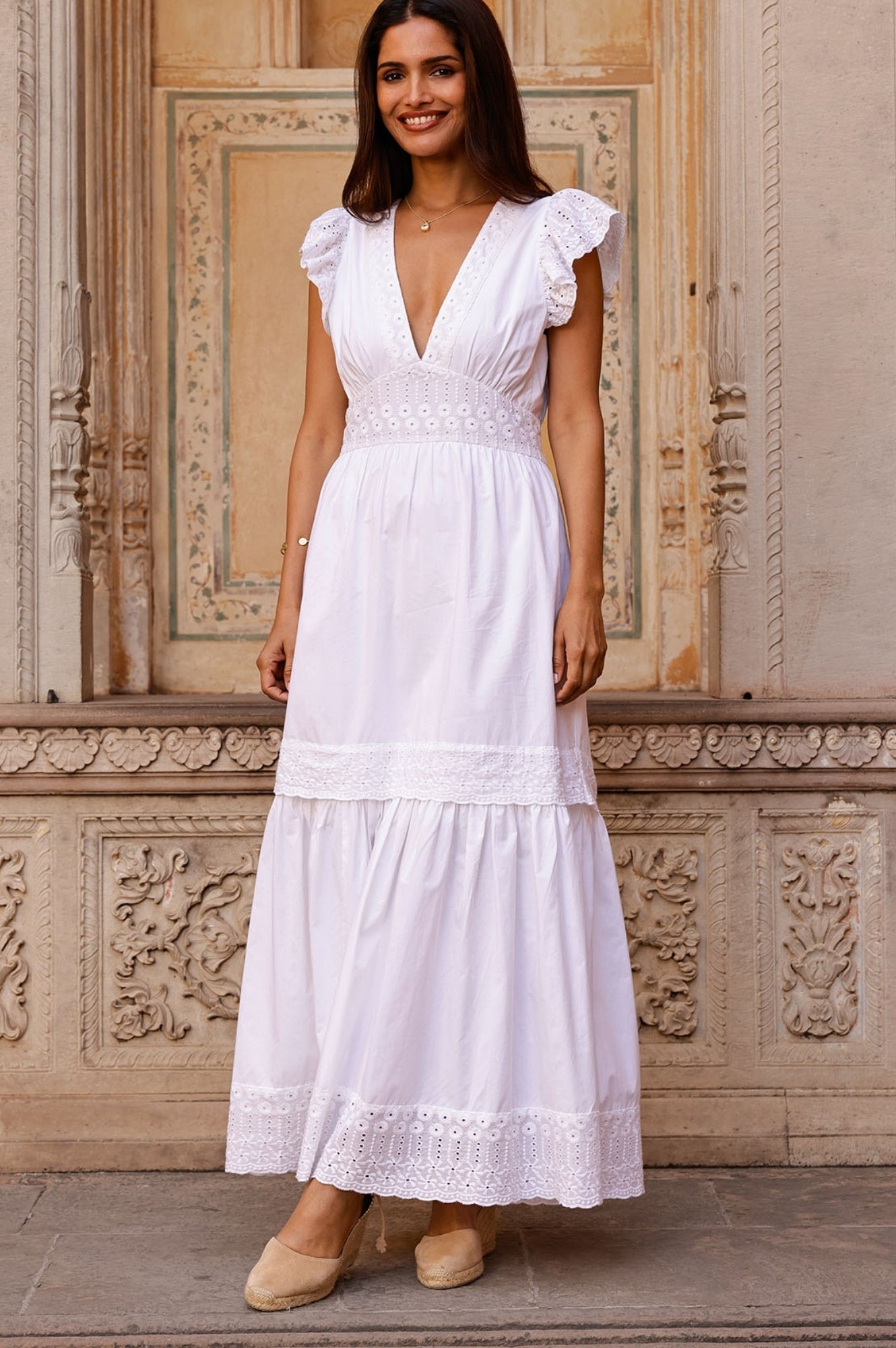 frill sleeve – alternate view