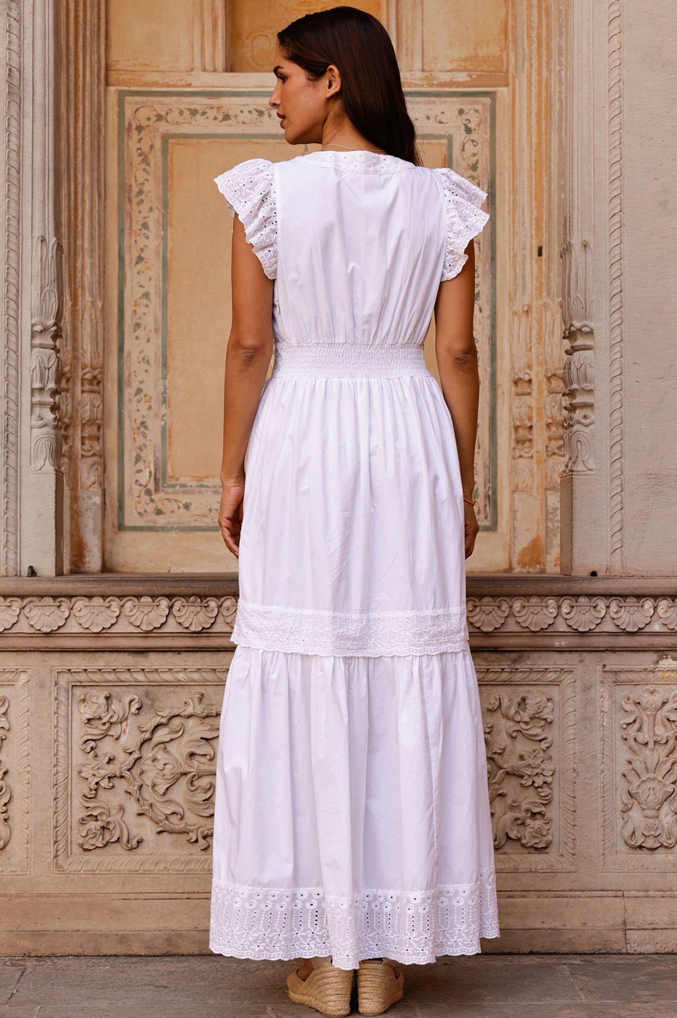 fit-and-flare summer dress – alternate view