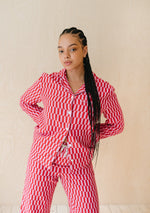 Cotton Pyjamas In Pink Checkerboard by TBCo.