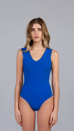 Sadie Scoop Swimsuit in Blue by Cape Cove