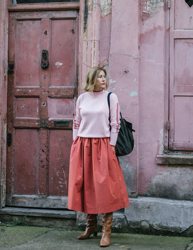 Tina Skirt in Red by Elwin