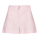 Pink Linen Shorts by No Emotions